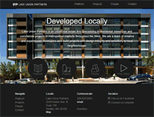Tablet Screenshot of lakeunionpartners.com